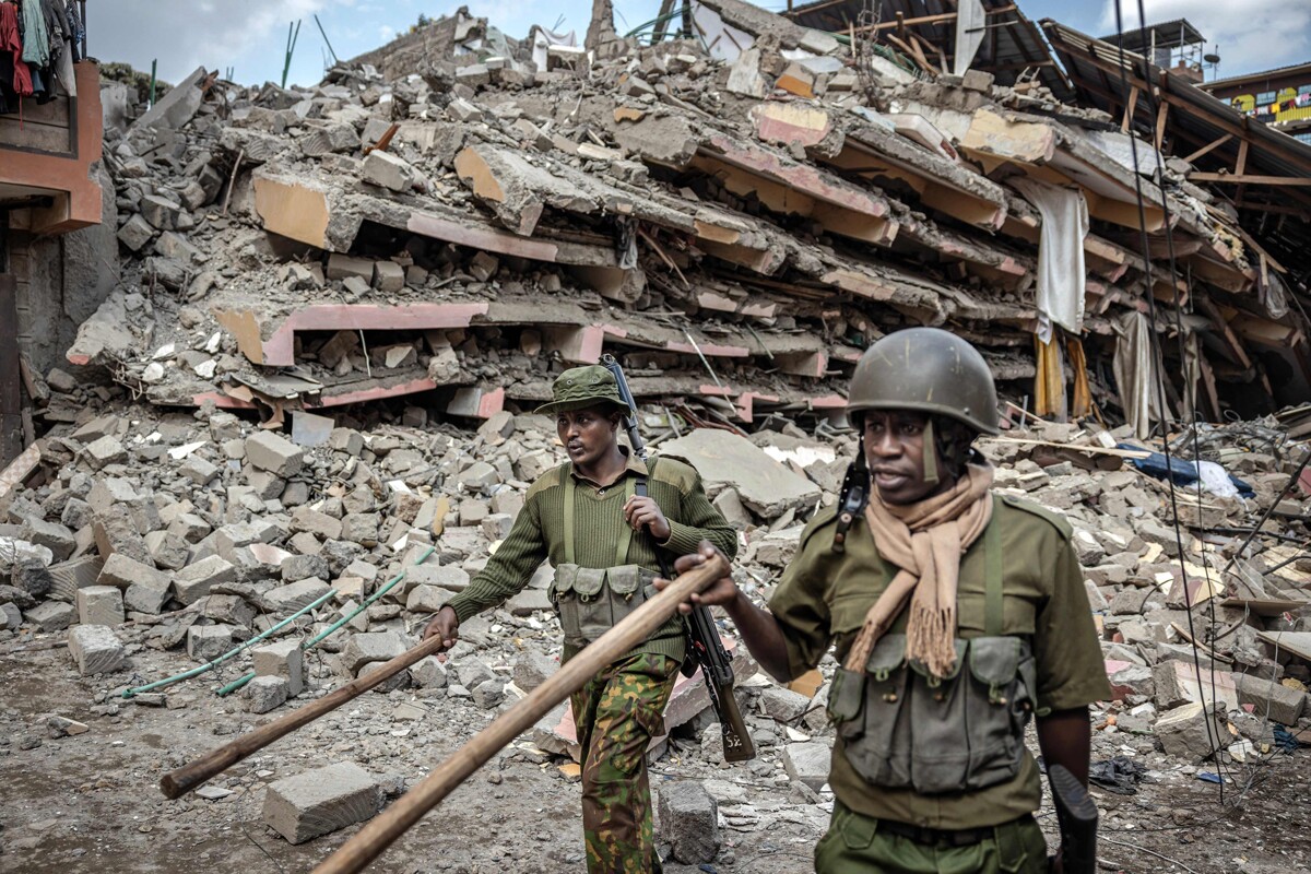 Collapse of Eight-Story Building in Nairobi